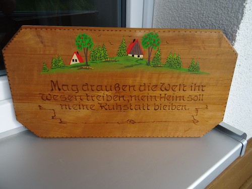 Schöner alter hausspruch - alter,