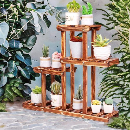 Holz blumentreppe - holz,
