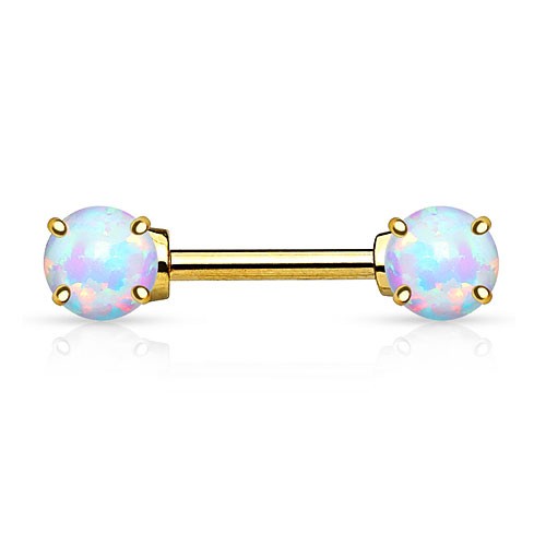 Echt gold 585 - gold, brustpiercing
