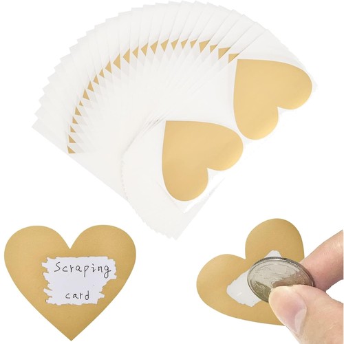 Herz rubbelaufkleber gold - herz,