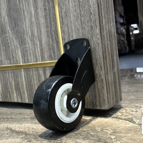 Gefederte torlaufrolle rubber - gefederte,