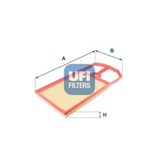 Luftfilter ufi 124 00 - luftfilter,