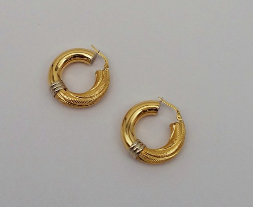Creolen 750 gelbgold - creolen,