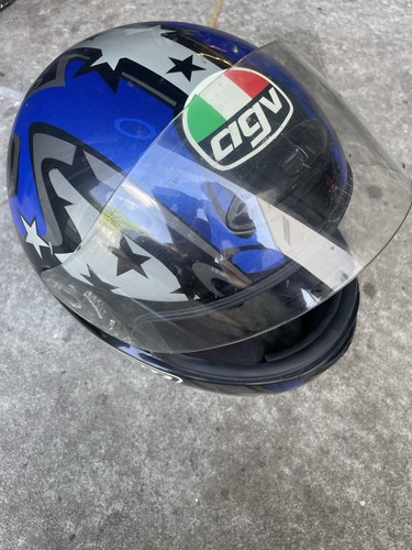 Agv integralhelm blau schwarz - agv,