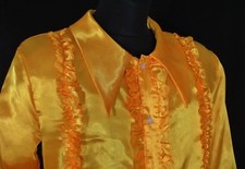 Vintage Rüschen Hemd Zigeuner Flamenco Spanier Pirat Graf Musketier Prinz Kostüm