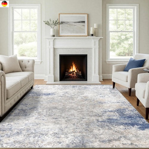 Teppich modern waschbare grau - modern,