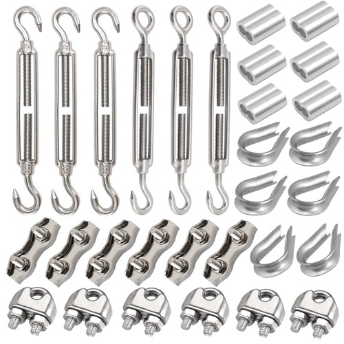 Turnbuckle set 30er edelstahl - turnbuckle,