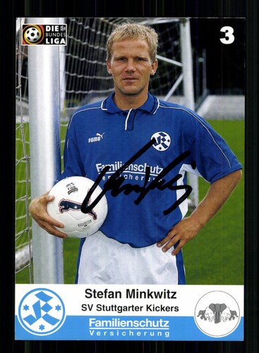 Stefan minkwitz autogrammkarte - stefan,