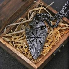VIKING  Halskette Kompass /GUNGNIR und Wikingerkompass Amulett Frau/Mann/Mode