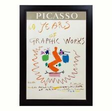 Original Picasso Plakat "60 Jahre Grafik" von 1966