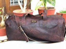 25" Vintage Bull Skin Leder
