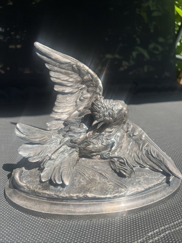 Bronze versilbert auguste - bronze,