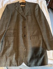 Ermenegildo Zegna Sakko Herren 54 Reines Cashmere Kariert (1)