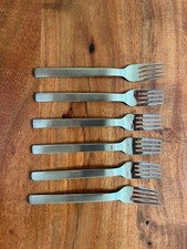 Auerhahn Takt Edelstahl Besteck 6 Kuchengabeln 