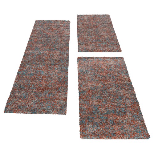 Teppich bettumrandung shaggy - bettumrandung,