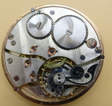 high grade Saxonia pocket watch big 41mm balance good working  (Z578)