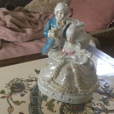 Porzellan Rokoko Paar beim