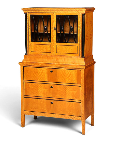 Biedermeier aufsatzschrank - biedermeier,