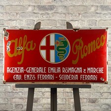 ALFA ROMEO Emailschild 29,5 x