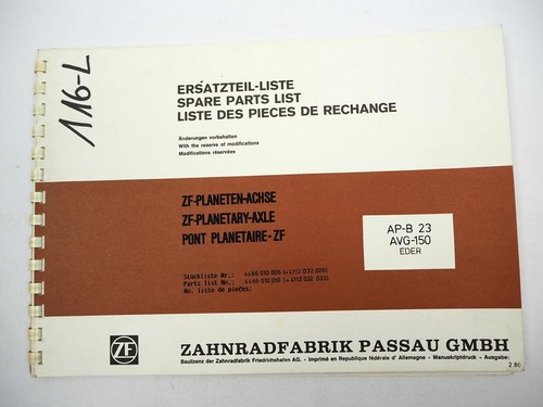 Orig 23 achse avg - zf, ap-b