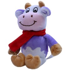 Milka Kuh mit rotem Schal