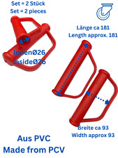 2 x Sackkarrengriffe Griffe Handgriffe Sackkarre Schubkarre Bügelgriffe 26 mm
