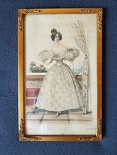 Antik Mode Kupferstich im