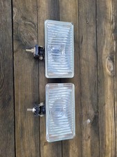 2x Nebelscheinwerfer Eckig Wartburg Trabant Barkas Original Neu