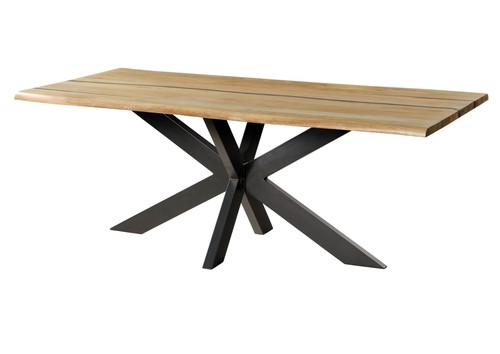 Baumkantentisch mango 220x100 - baumkantentisch,