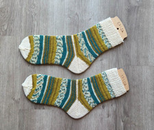 Handgestrickte Socken /