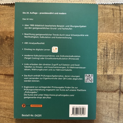 Fachrechnen gastgewerbe von - im,