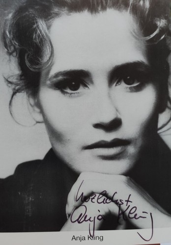 Anja kling autogramm - anja,