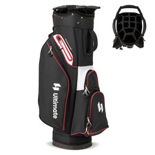 Golfbag, Golf Cart Bag, Golftasche, mit 14er Unterteilung & Tragegurt, tragbar