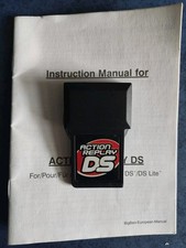 Action Replay DS Cheat Modul für Nintendo DS Lite, Schwarz | Modul v1.6