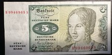 5 DM Deutsche Mark 1980