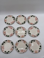 B467 Villeroy & Boch Wild Rose Vintage Teller Konvolut 9 Teller
