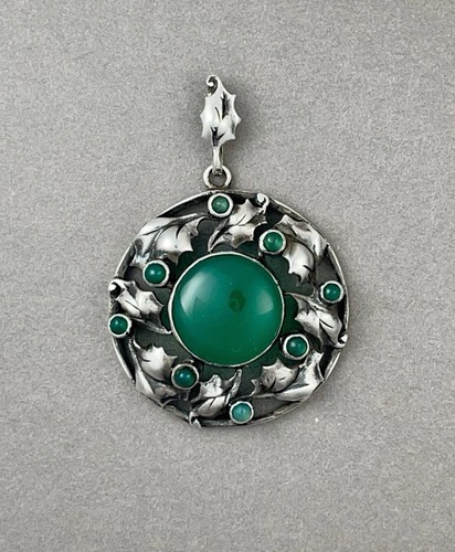 Jugendstil kettenanhänger - jugendstil,