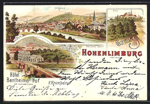 Lithographie hohenlimburg - lithographie,