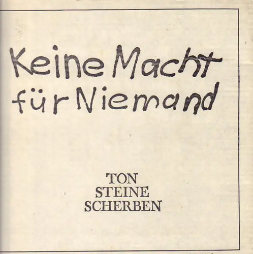 2xlp ton steine - 2xlp, scherben