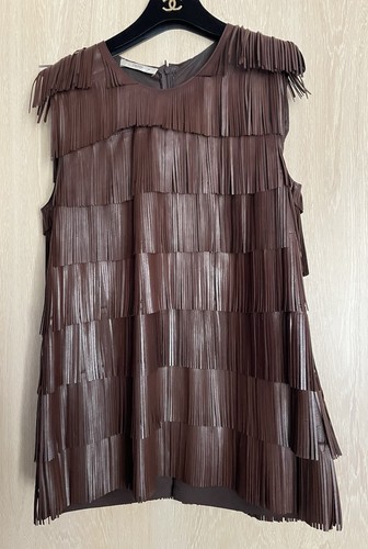 Prada leder top kleid mini - ,
