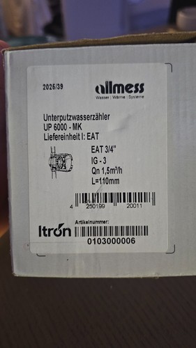 Allmess wasserzähler - allmess, up-wasserzähler