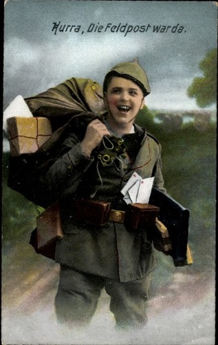 Hurra die feldpost war da - hurra,,