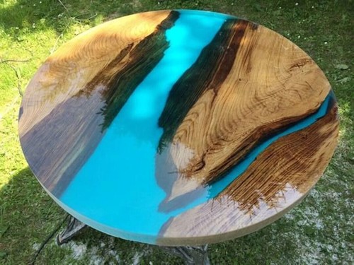 Epoxid holz handmade - epoxid,