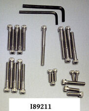 Motorschraubensatz V2A edelstahl unit single 500 ccm BSA B50 allen screw set