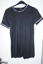 MANSTORE Zip Bodysuit - Black/reflective schwarz LYCRA Spandex Gr.M