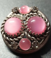 Vintage Brosche, versilbert