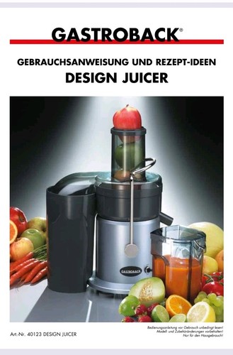 Gastroback design juicer - gastroback,