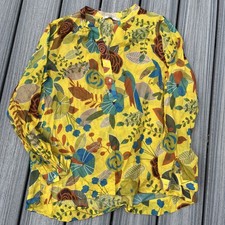 0039 ITALY Floral Blouse 100%