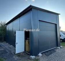 Blechgarage Halle 5x10x4,5m