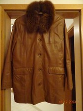 Damen  Nappa Leder Jacke Long